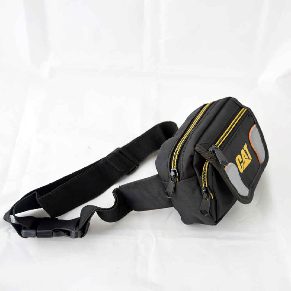 حقيبة خصر كاتربيلر بثلاث جيوب وحزام قابل للتعديل – للاستخدام اليومي