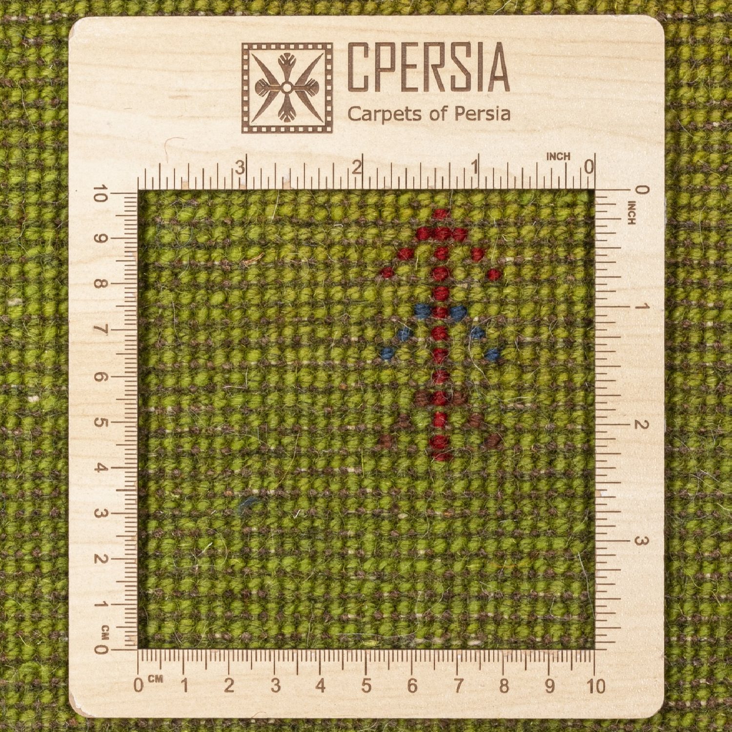 سجاد جابيه إيراني أصيل من الصوف محبوك يدويًا في فارس الأخضر