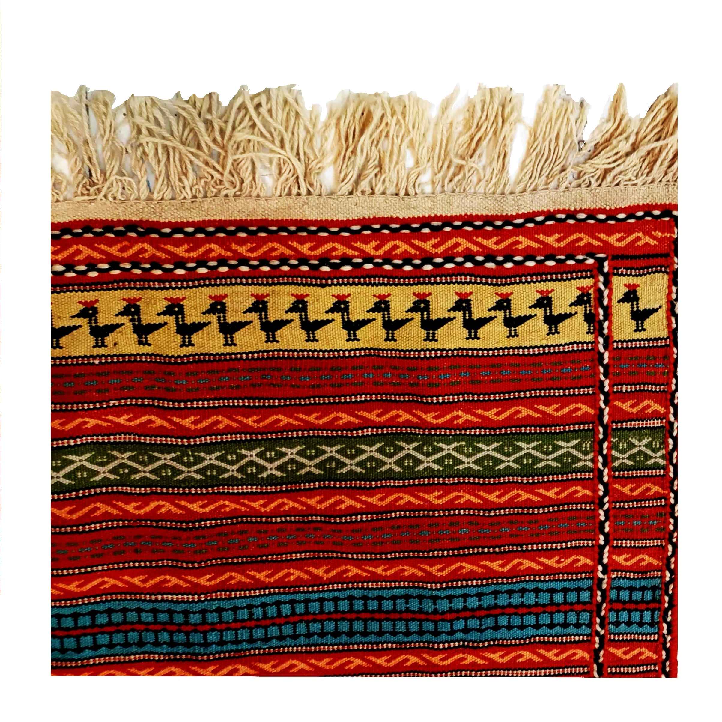 سجاد كليم إيراني من الصوف منسوج يدويًا في خراسان