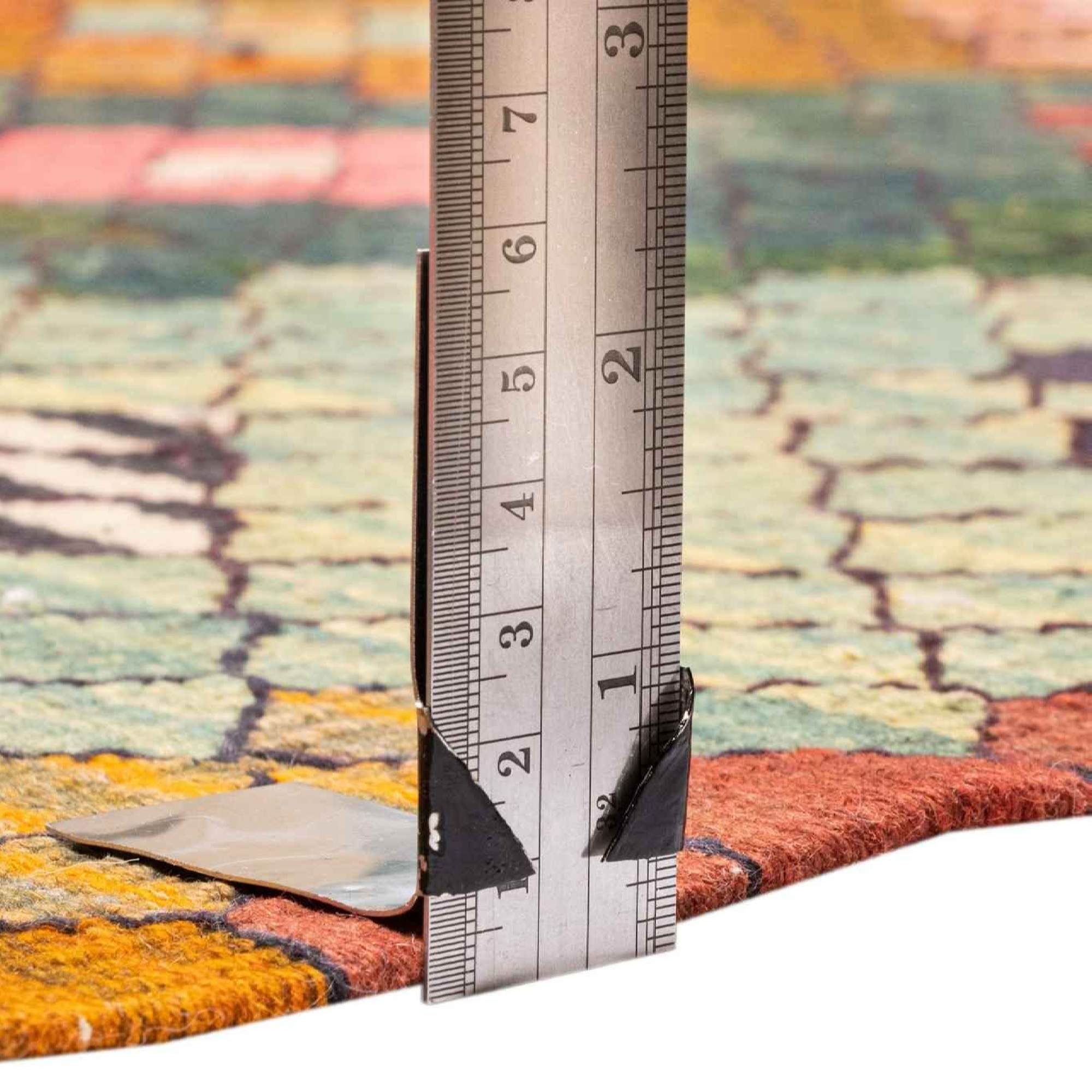 سجاد كليم إيراني من الصوف منسوج يدويًا بنقش هندسي في بيجار