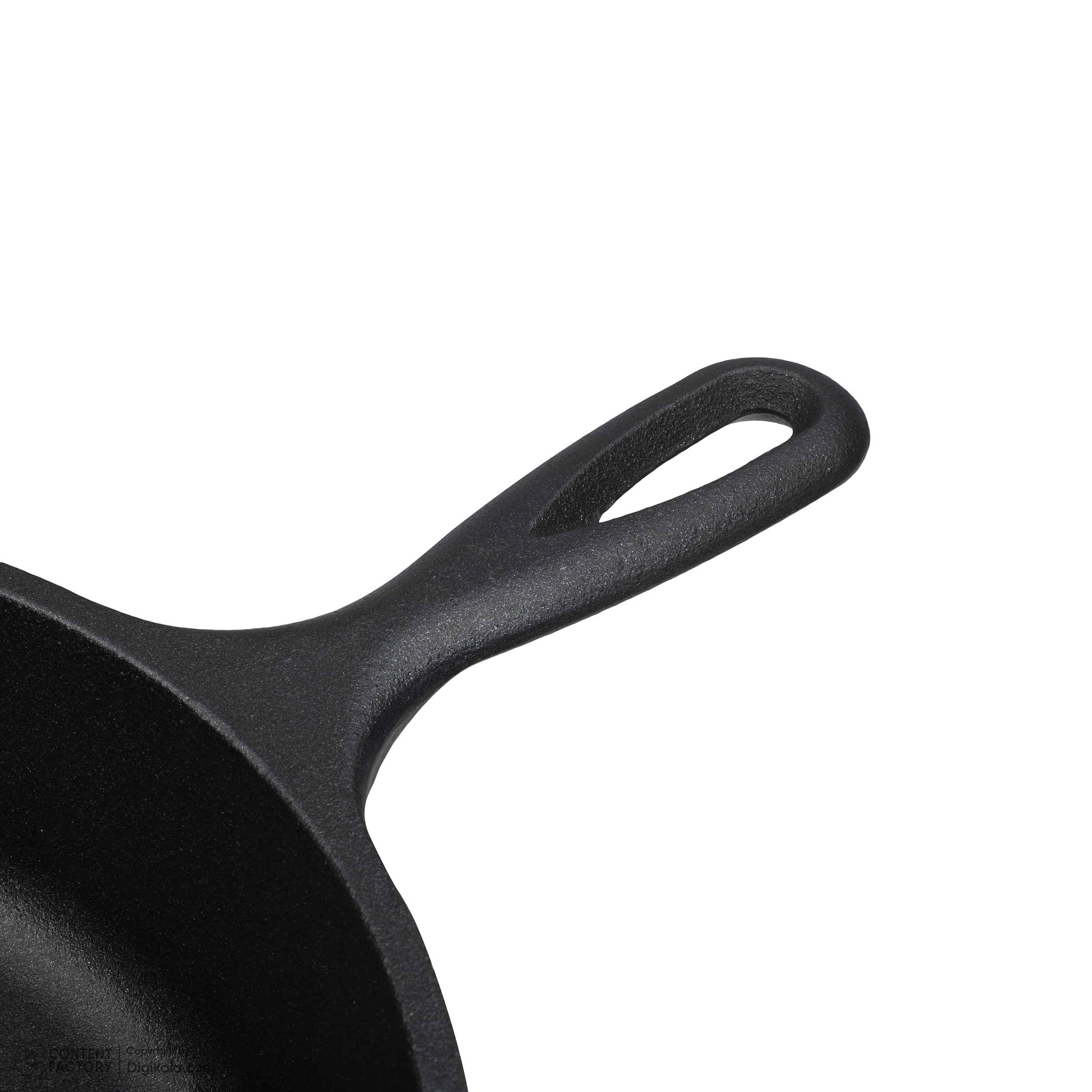 مقلاة دائرية من الحديد الزهر للتخييم – 26 سم