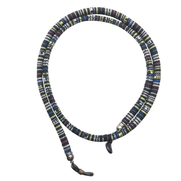 حزام نظارات – تصميم مخطط باللون الأسود