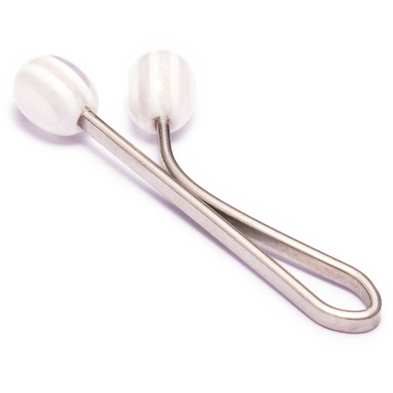 دبابيس حجاب على شكل حرف U بدون تعرج للنساء المسلمات مع لؤلؤ صناعي (5 قطع)