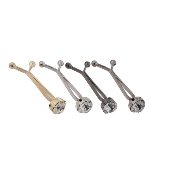 دبابيس حجاب على شكل حرف U بدون تعرج للنساء المسلمات (4 قطع)