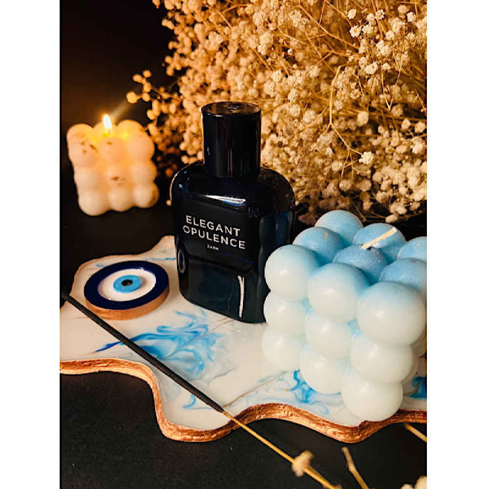 حامل بخور فخاري مصنوع يدويًا – تصميم عين حاسدة