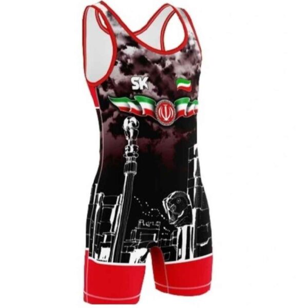 سترة مصارعة إيرانية للرجال بدون أكمام - تخت جمشيد