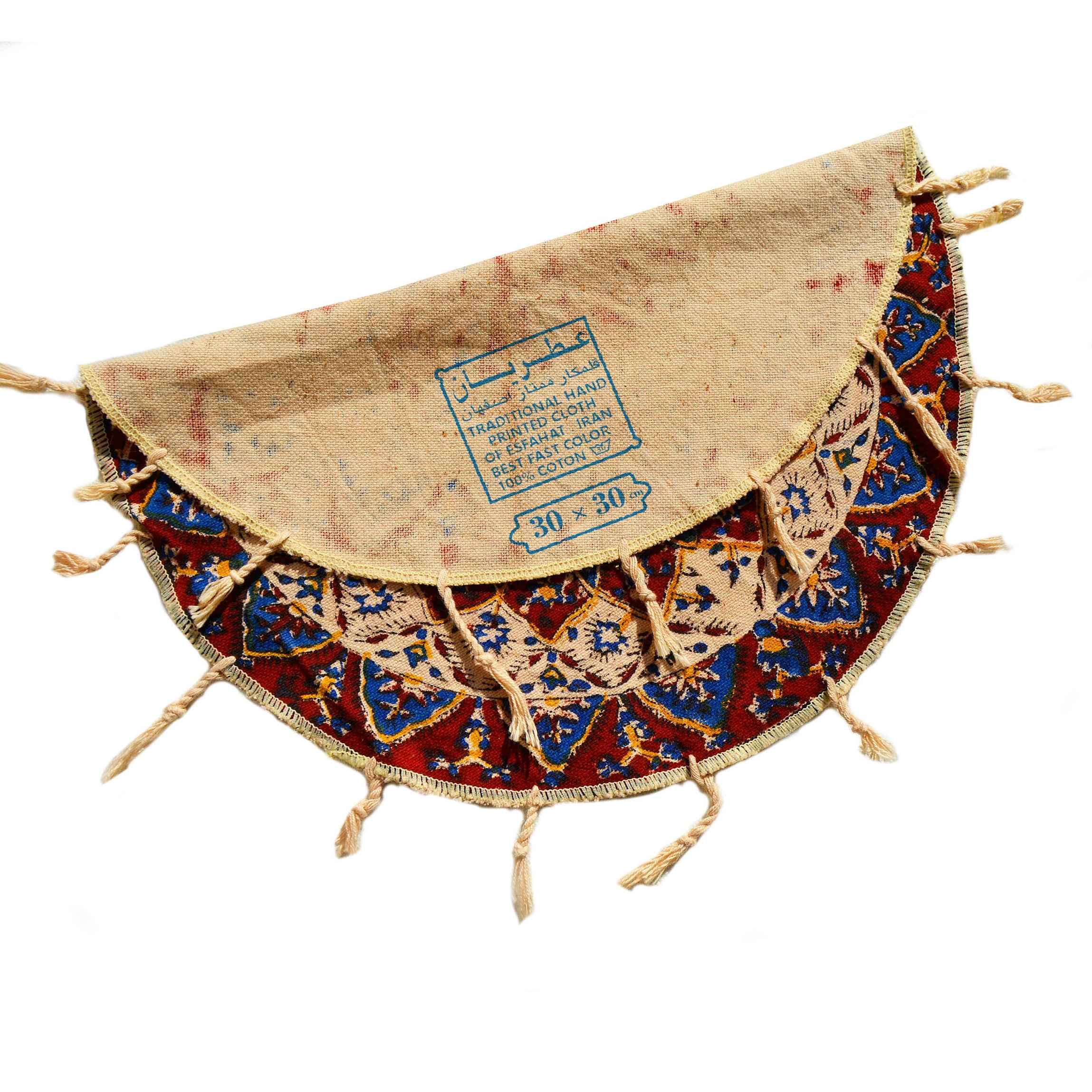 مفرش الطاولة الإيراني: طباعة كلامكاري التقليدية في إصفهان خورشيد