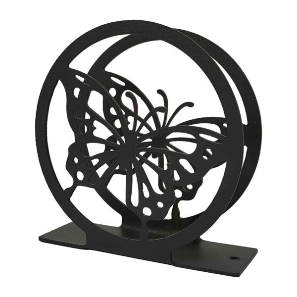 حامل مناديل بتصميم فراشة – تصميم أسود لكل غرفة