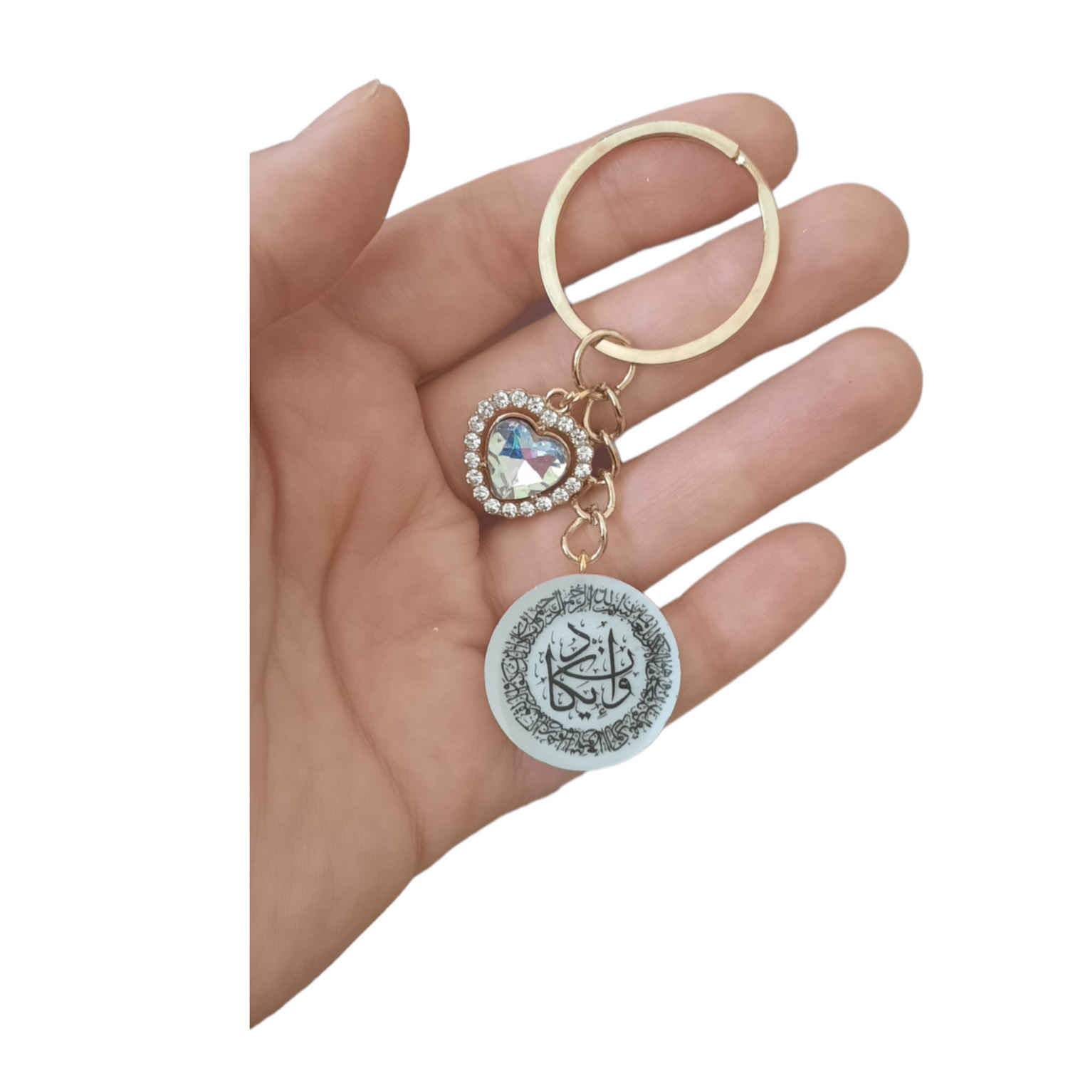 سلسلة مفاتيح إسلامية من الراتنج – خط “وإن يكاد”