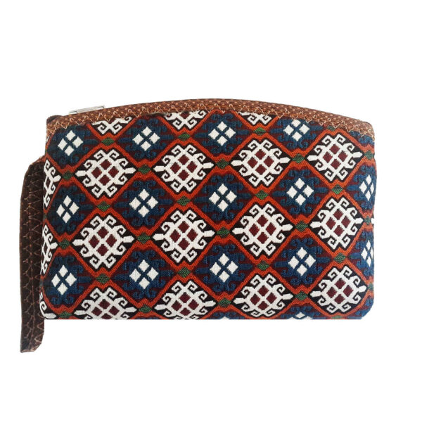 حقيبة ماكياج إيرانية بقماش تقليدي بنمط منظم