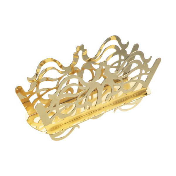 حامل مناديل ذهبي – إكسسوار داخلي أنيق