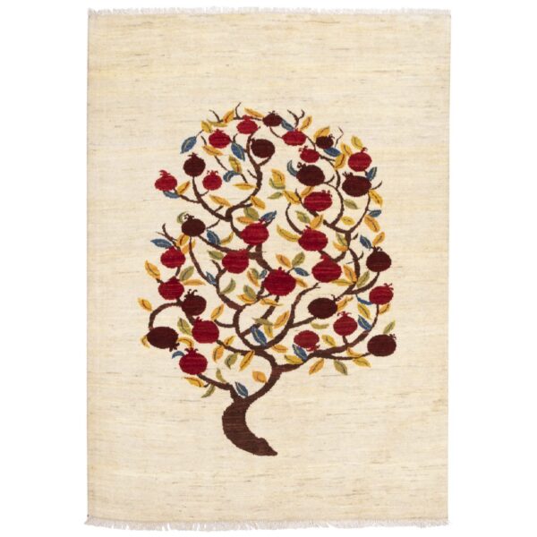 سجاد جابيه إيراني من الصوف محبوك يدويًا في فارس الرمان