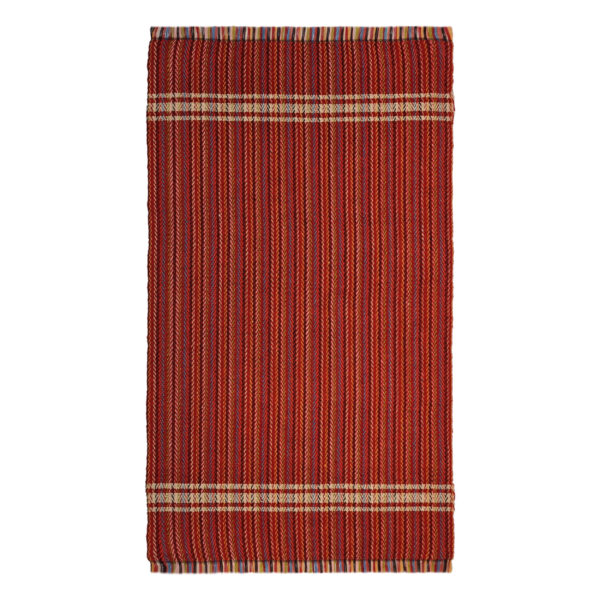 سجادة جاجيم إيرانية منسوجة في لرستان حمراء