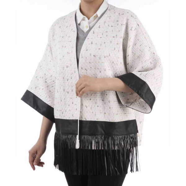 مانتو إيراني قماش شينيل بقصة واسعة للنساء