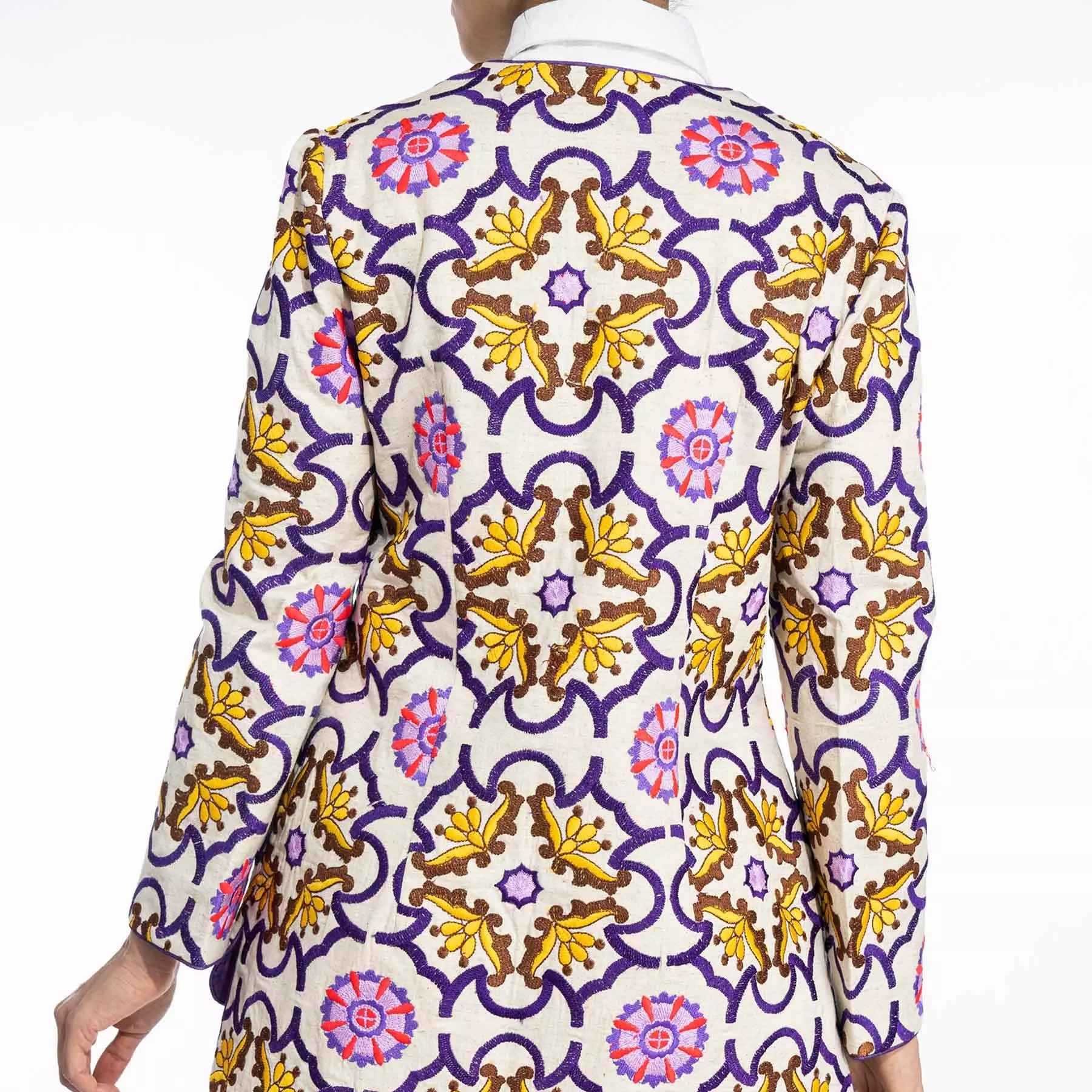 مانتو إيراني بقصة تقليدية من قماش القطن للنساء