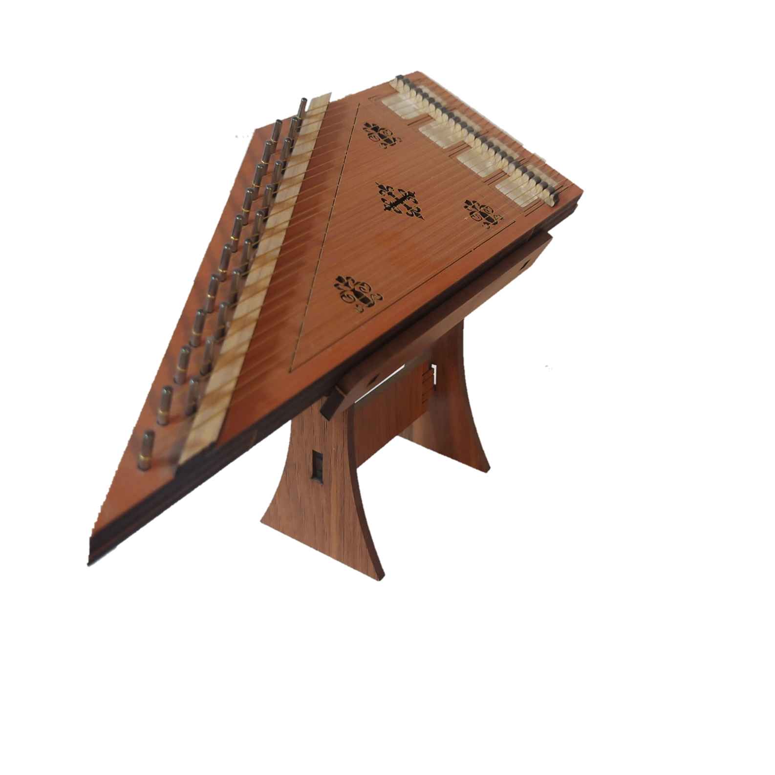 طقم نموذج ماكيت: نسخة من آلة القانون الإيرانية من الخشب