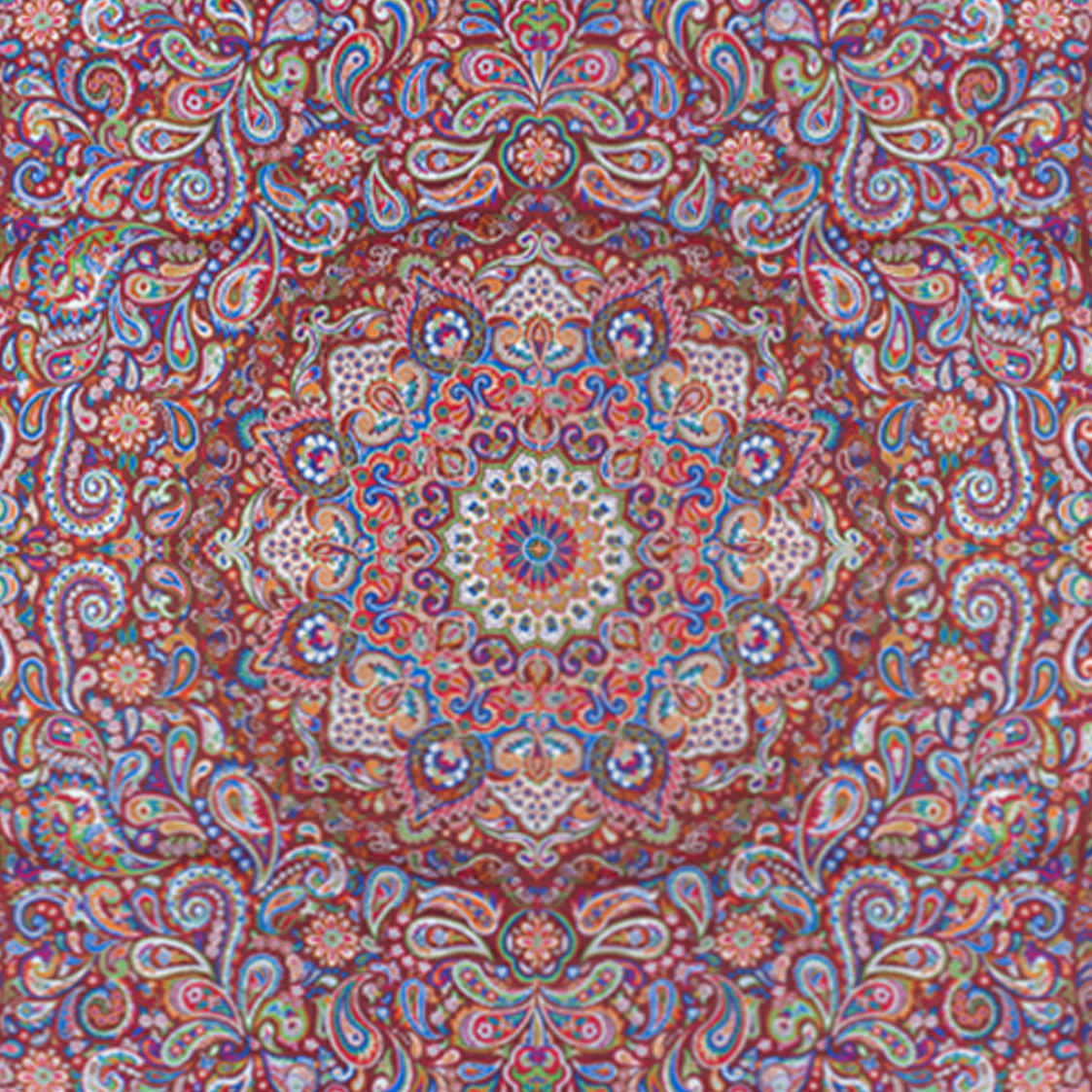 مفرش طاولة إيراني ترمه فاخر بنقشة زهور زربافت