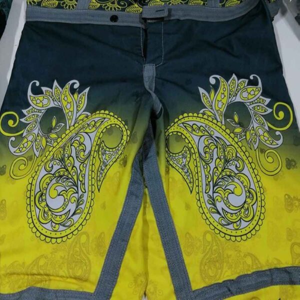 سروال رياضي زُورخانة إيراني قصير 3/4 للأولاد من قماش القطن المرن