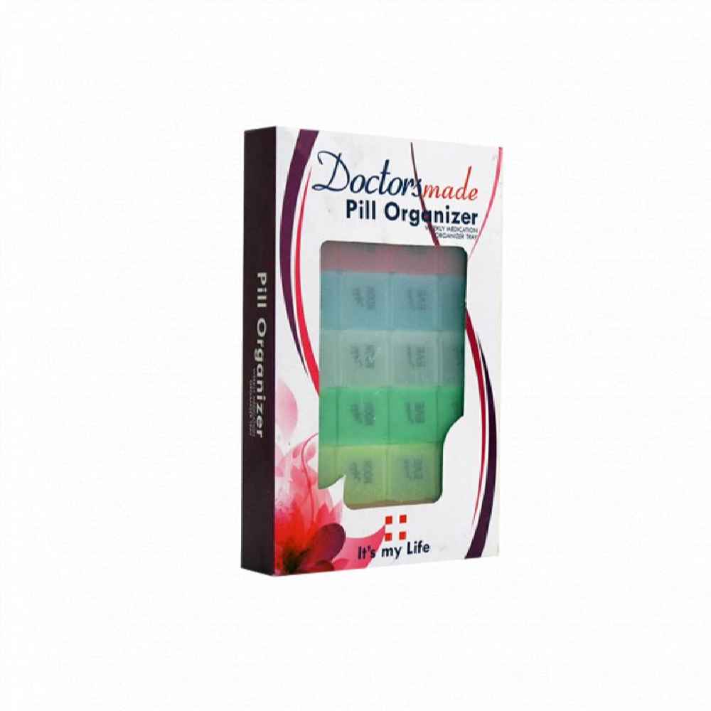 منظم حبوب مع 3 تذكيرات يومية وملصقات فارسية