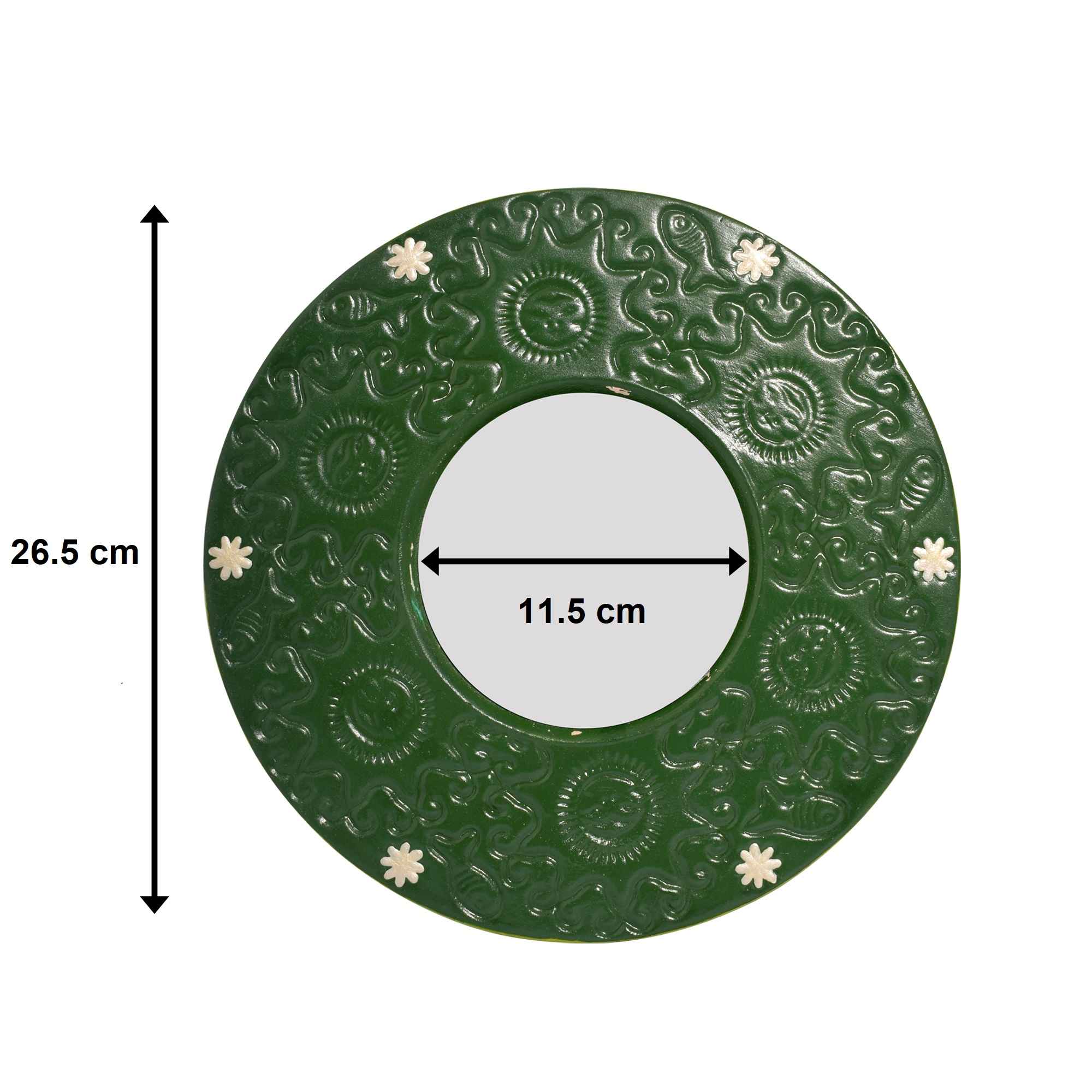 مجموعة فخار للسبعة مع مرآة مناسبة لنوروز