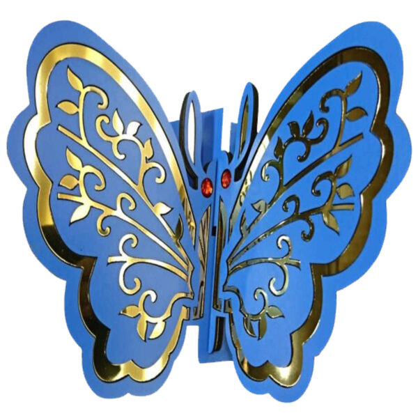 رَحْل خشبي قابل للطي للقرآن بتصميم فراشة