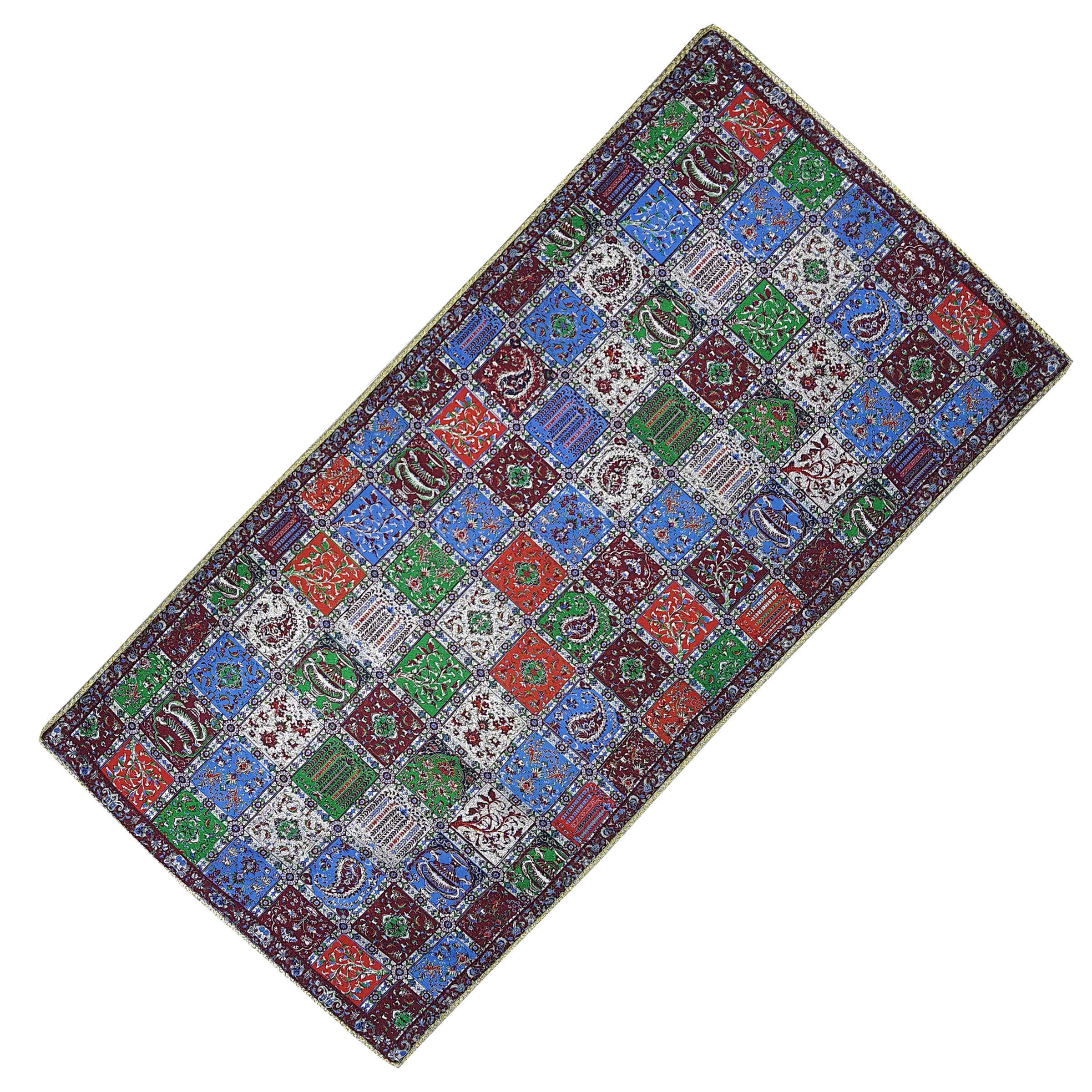 مجموعة من 4 غطاء طاولة تيرمه إيراني فاخر شهداد