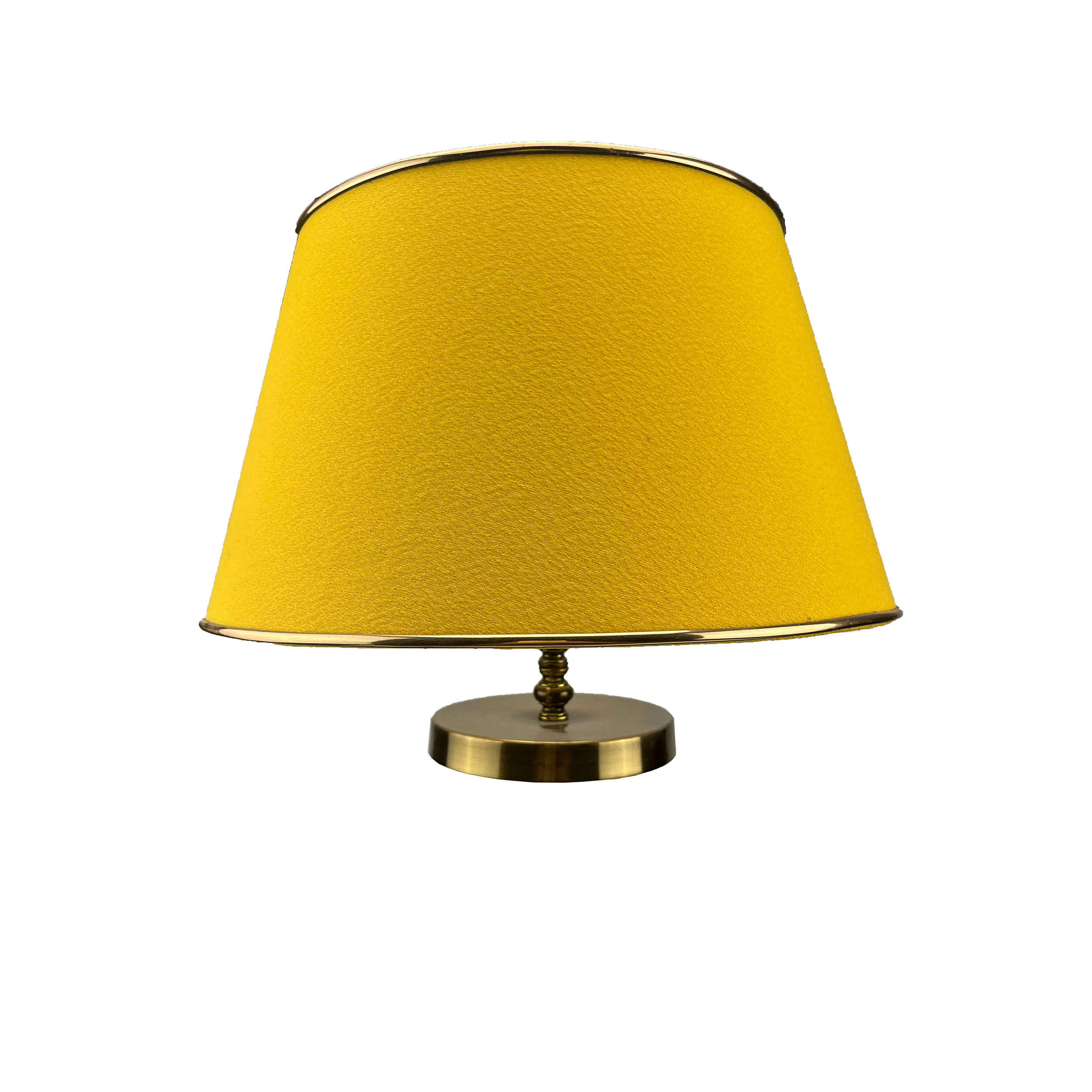 مصباح طاولة على شكل مزهرية سيراميك مع غطاء من القماش للغرف النوم