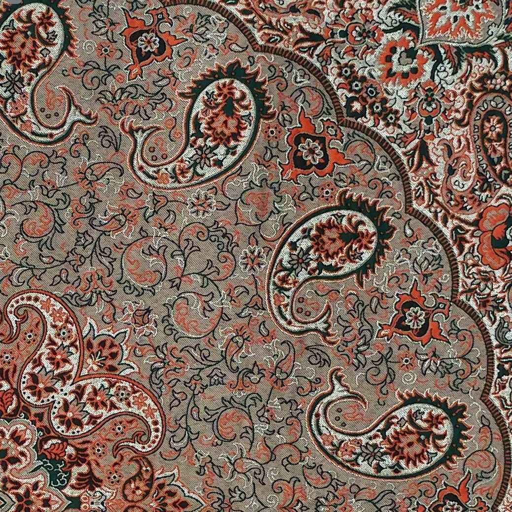 غطاء طاولة تيرمه فاخر بنقشة البازلي الإيراني دلبان