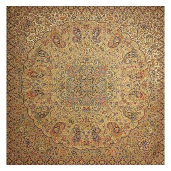 غطاء طاولة تيرمه فاخر بنقشة البازلي الإيراني شاه پسند