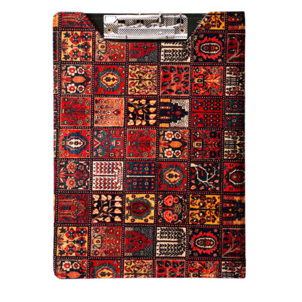 لوحة تقليدية بطبعة مع جيب وغلاف قماشي