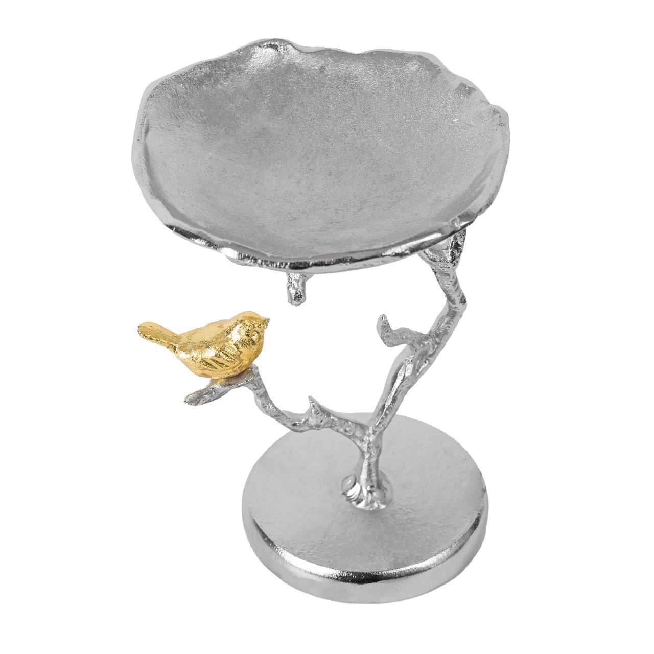 حامل تقديم متعدد الاستخدامات للمقبلات والحلويات بتصميم الطيور