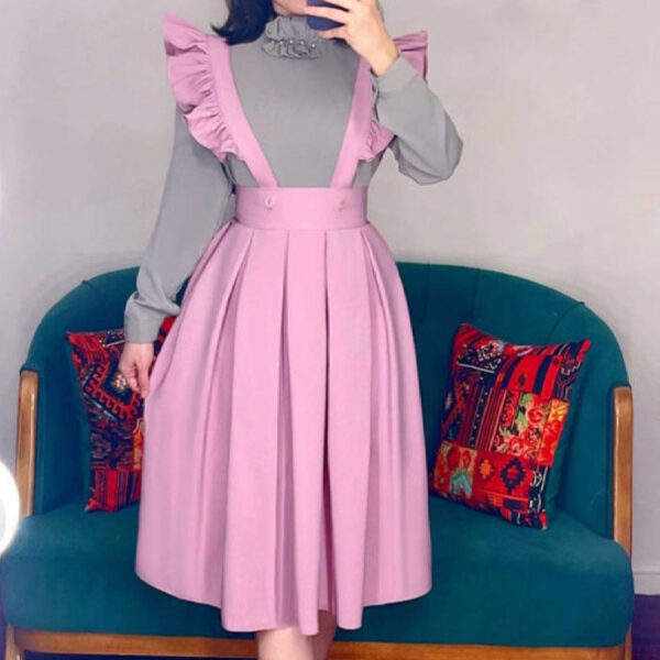 تنورة نسائية مع حمالات لجميع المناسبات