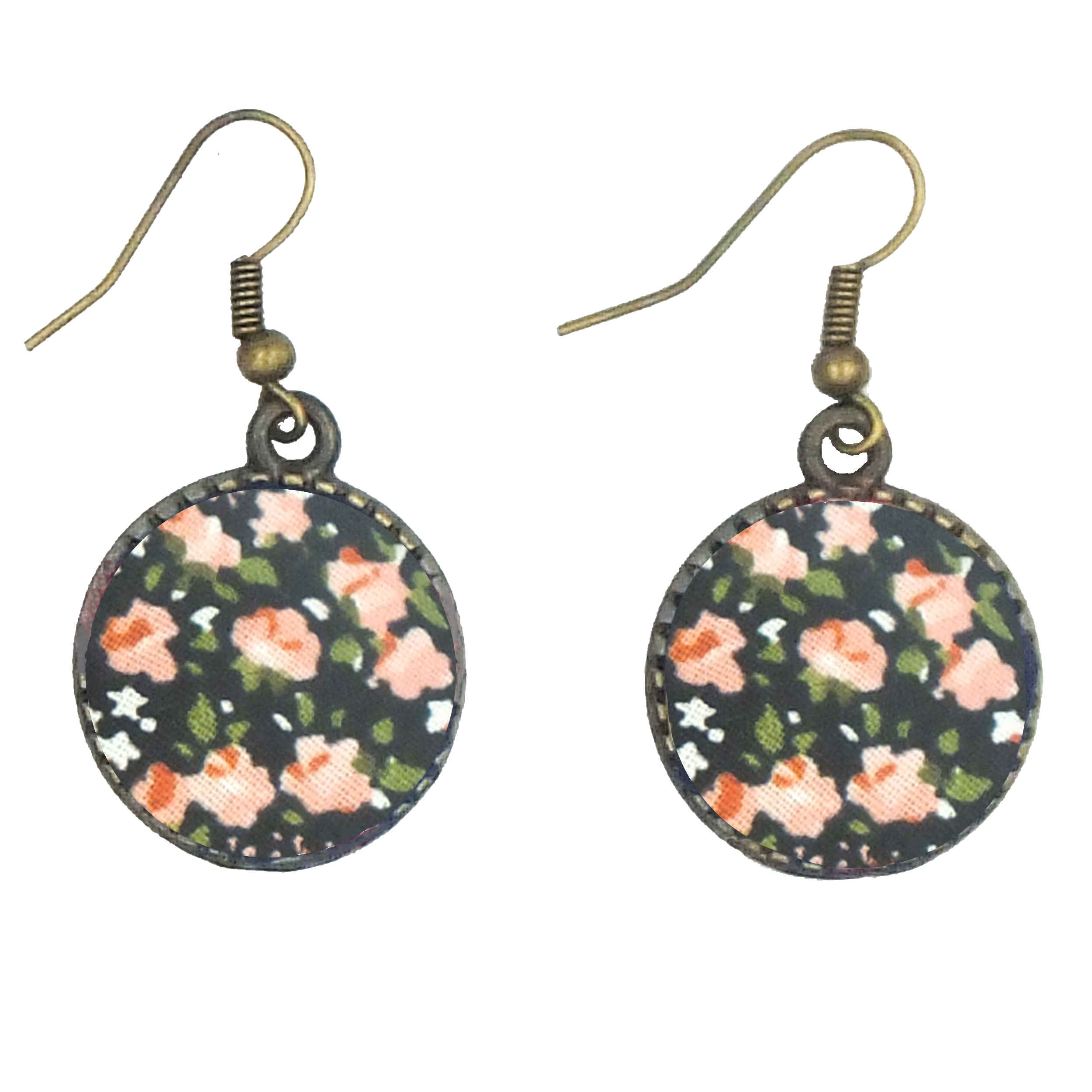 طقم شريط رأس متقاطع بنقاط البولكا وأقراط للنساء باللون الأسود