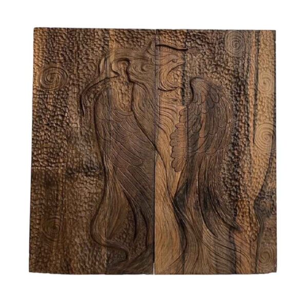 لوحة لعبة الطاولة من الخشب المنحوت باليد بتصميم الفينيقس