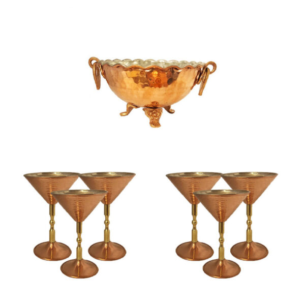 مجموعة السبعة من النحاس للسنة الإيرانية الجديدة للاحتفالات