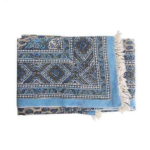 مفرش الطاولة الإيراني: طباعة كلامكاري التقليدية في إصفهان بلو سكاي