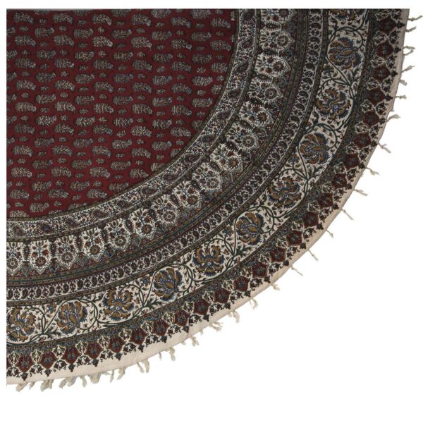 مفرش الطاولة الإيراني: طباعة كلامكاري التقليدية في إصفهان دائرة