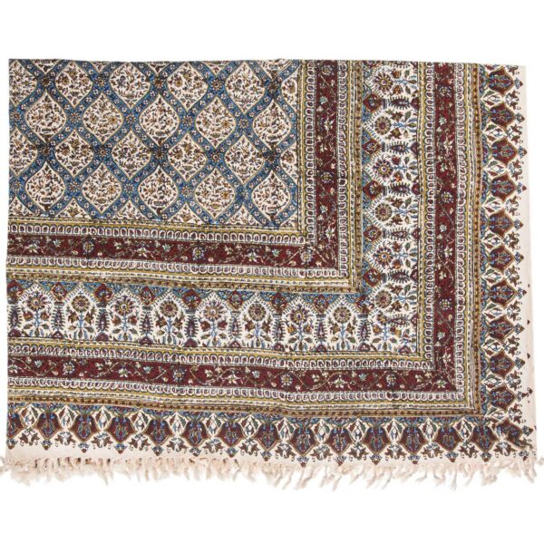 مفرش الطاولة الإيراني: طباعة كلامكاري التقليدية في إصفهان مانيا