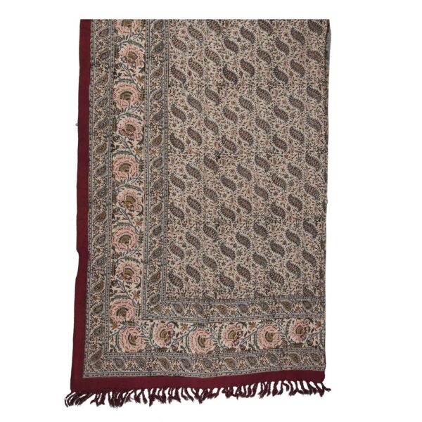 مفرش الطاولة الإيراني: طباعة كلامكاري التقليدية في إصفهان ممتازي