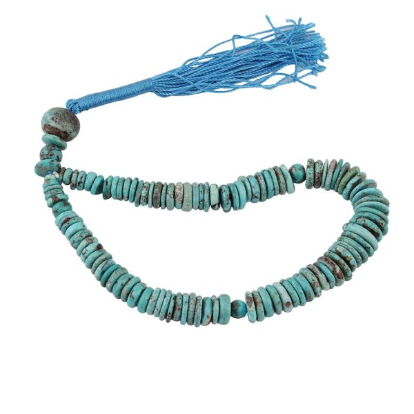 سبحة إيرانية من حجر الفيروز نيشابور من بـ 101 خرزة للصلاة