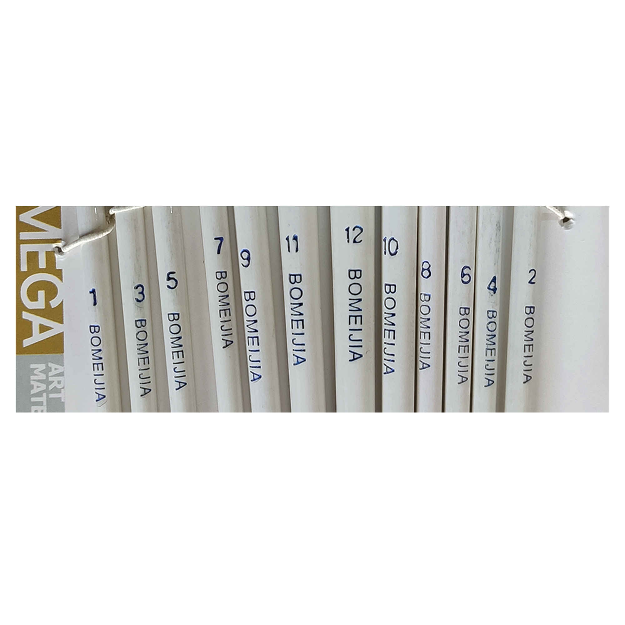 مجموعة فرش رسم 12 قطعة بشعيرات مسطحة للألوان المائية والأكريليك والغواش