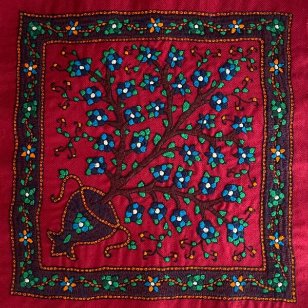 سجادة طاولة باته كرمان الأنيقة، طراز شجرة الحياة