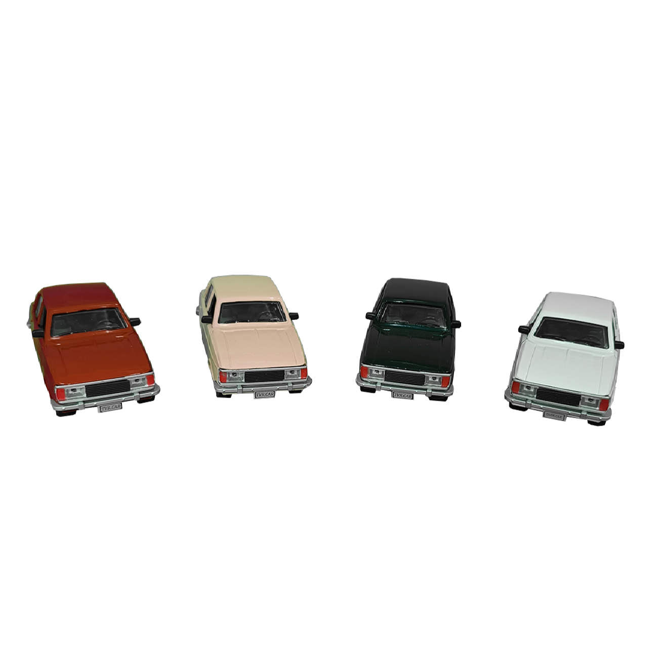 سيارة لعبة بايكان دايكاست في اللون الأبيض، من المعدن