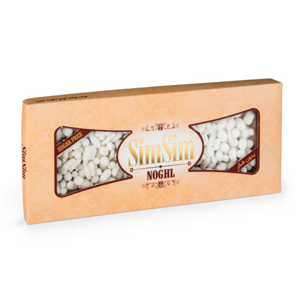 حلوى النقل الإيرانية خالية من السكر بنكهة اللوز وماء الورد (3×)