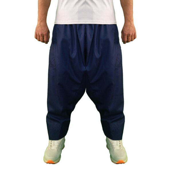 سروال كردي تقليدي – شلوار أنيق أزرق بحري