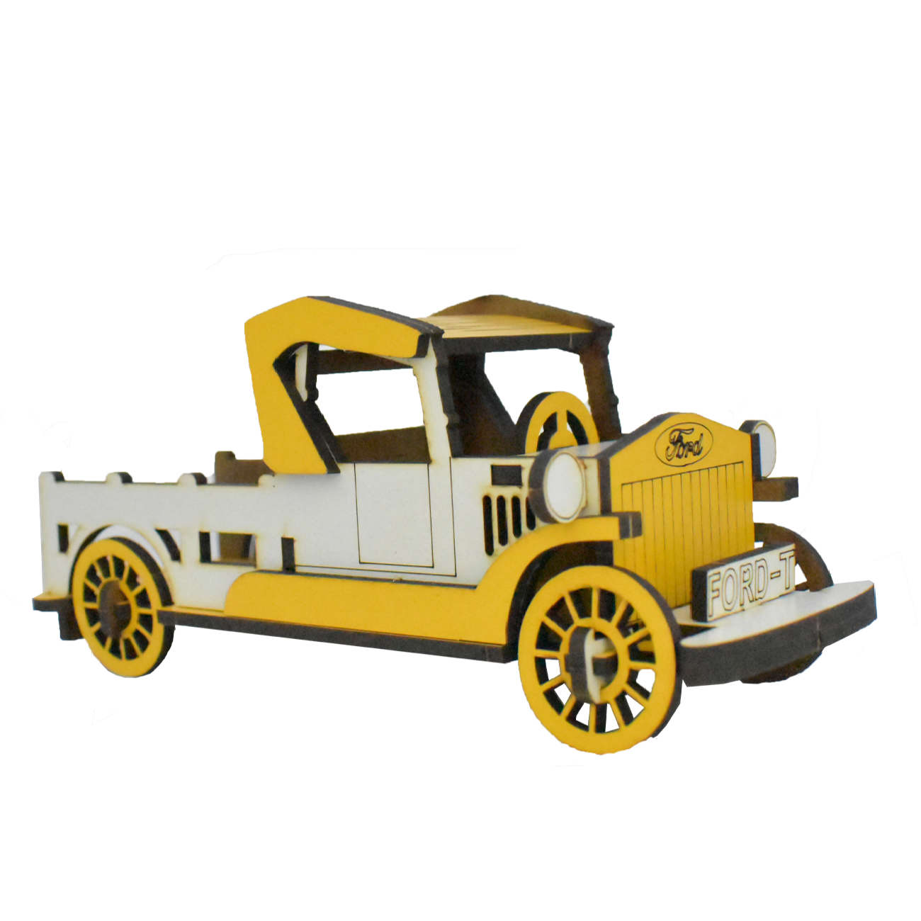 طقم نموذج خشبي ثلاثي الأبعاد – فورد كلاسيكية