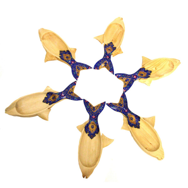 مجموعة السبعة من الخشب لنوروز التصميم التقليدي سمك