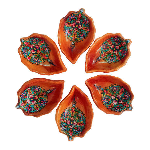 مجموعة السبعة من الخشب لنوروز التصميم التقليدي ورقة