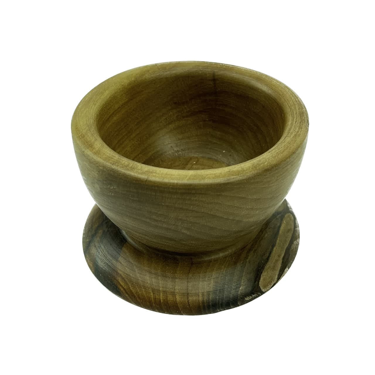 مجموعة مدق وهاون خشبية مصنوعة يدويًا لطحن التوابل والأعشاب