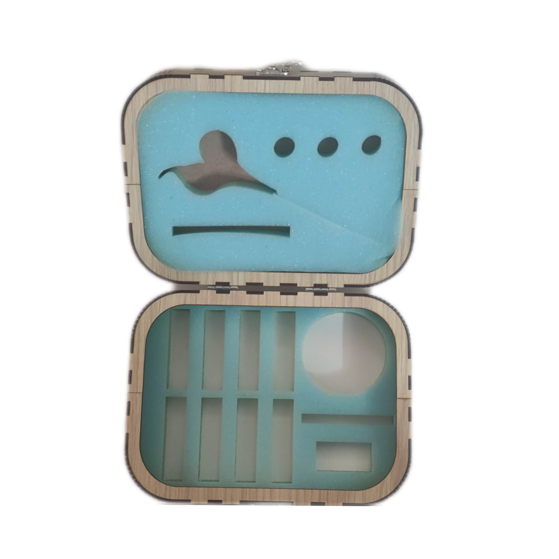 صندوق خياطة خشبي للإصلاحات السريعة – خفيف الوزن وقابل للحمل